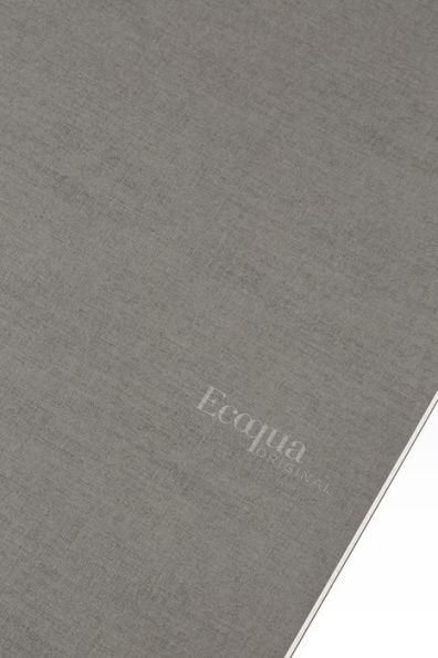 Ecoqua Original Notebook, A5, Staple-Bound, Lined, Grey