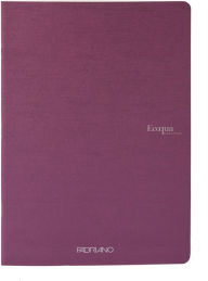 Title: Ecoqua Original Notebook, A5, Staple-Bound, Lined, Wine