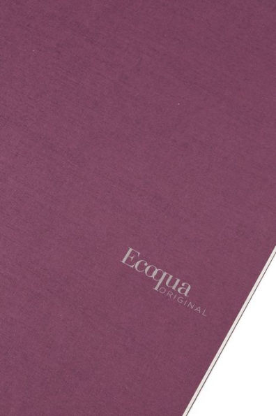 Fabriano Ecoqua Original Staple-Bound Notebook A5 Lined Wine - Wet
