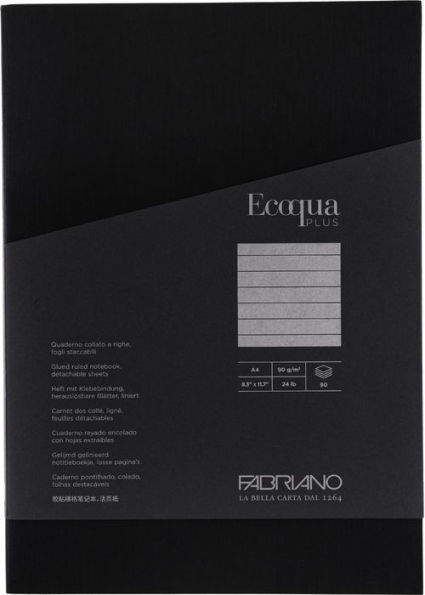 Ecoqua Plus Journal, A4, Glue-Bound, Lined