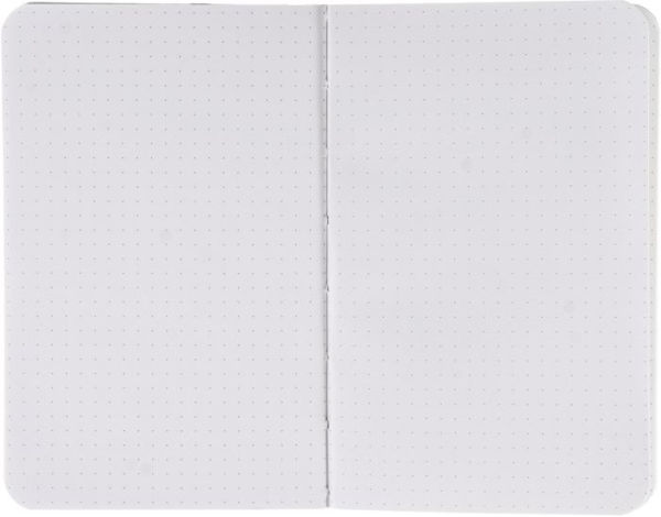 Ecoqua Plus Journal, 3.5 x 5.5, Fabric-Bound, Dotted, Wine