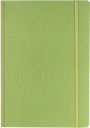 Ecoqua Plus Journal, A4, Fabric-Bound, Dotted, Lime