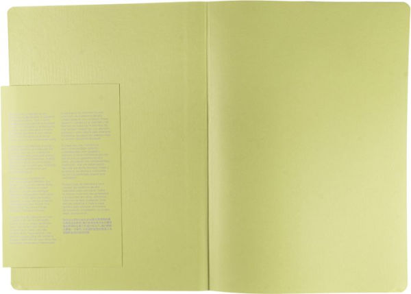 Ecoqua Plus Journal, A4, Fabric-Bound, Dotted, Lime
