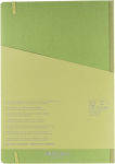 Alternative view 5 of Ecoqua Plus Journal, A4, Fabric-Bound, Dotted, Lime