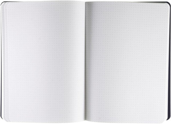 Ecoqua Plus Journal, A5, Fabric-Bound, Dotted, Wine