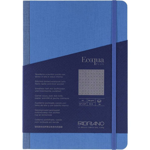 Ecoqua Plus Turquoise Dotted Journal