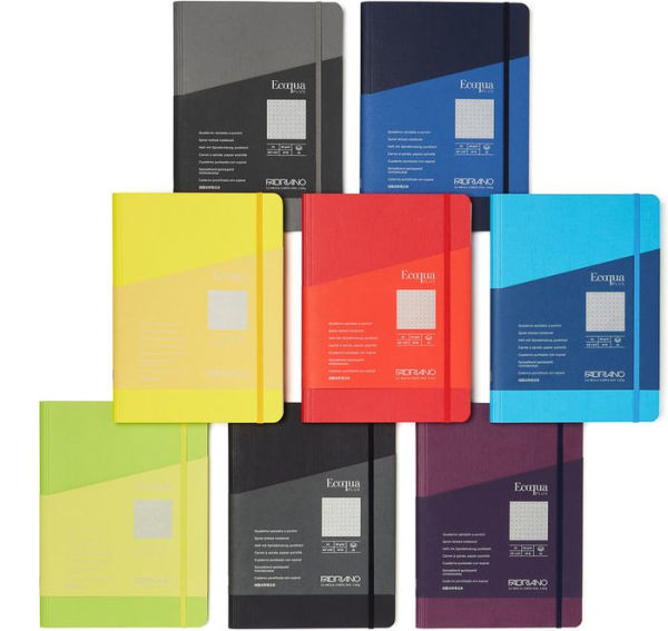 Ecoqua Plus Journal, A5, Hidden Spiral-Bound, Dotted