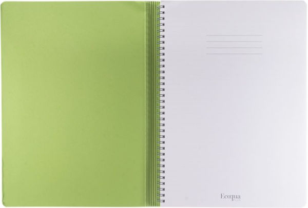 Ecoqua Plus Journal, A4, Hidden Spiral-Bound, Lined