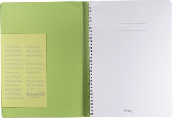 Ecoqua Plus Journal, A4, Hidden Spiral-Bound, Lined