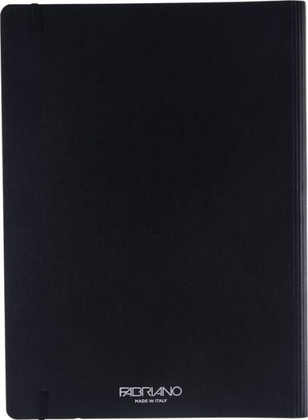 Ecoqua Plus Journal, A4, Hidden Spiral-Bound, Lined, Black