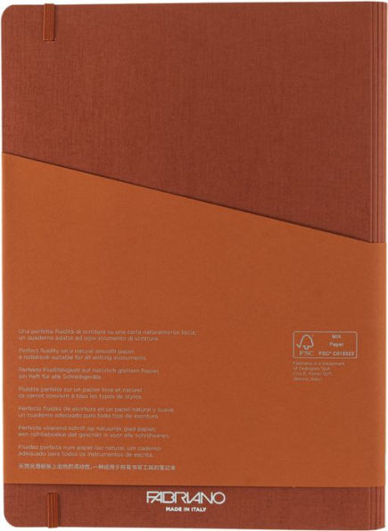 Ecoqua Plus Journal, A4, Hidden Spiral-Bound, Dotted, Red