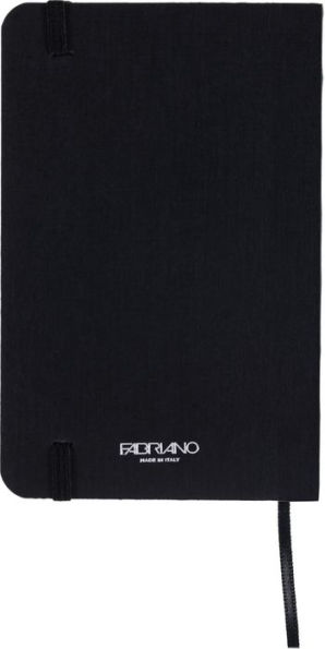 Ecoqua Plus Journal, 3.5 x 5.5, Stitch-Bound, Graph, Black