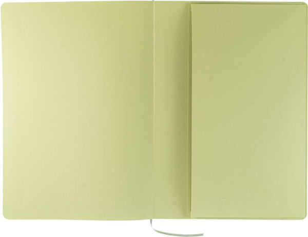 Ecoqua Plus Journal, A4, Stitch-Bound, Lined, Lime