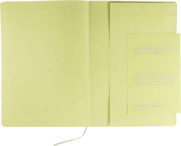 Ecoqua Plus Journal, A4, Stitch-Bound, Lined, Lime