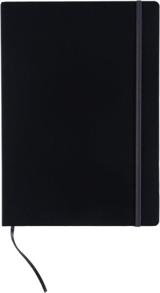 Ispira Journal, A5, Hard-Cover, Lined, Black