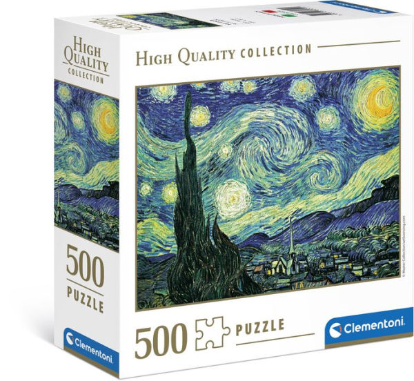 Van Gogh Starry Night 500 piece puzzle in modular box