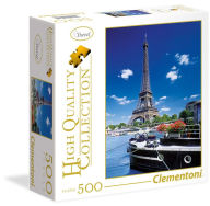 Title: Romantic Promenade in Paris 500 Piece Jigsaw Puzzle