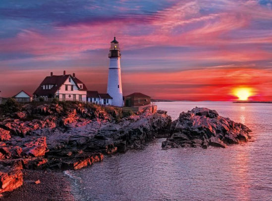 Portland Light Head 500 Pc Puzzle In Modular Box 8005125967025