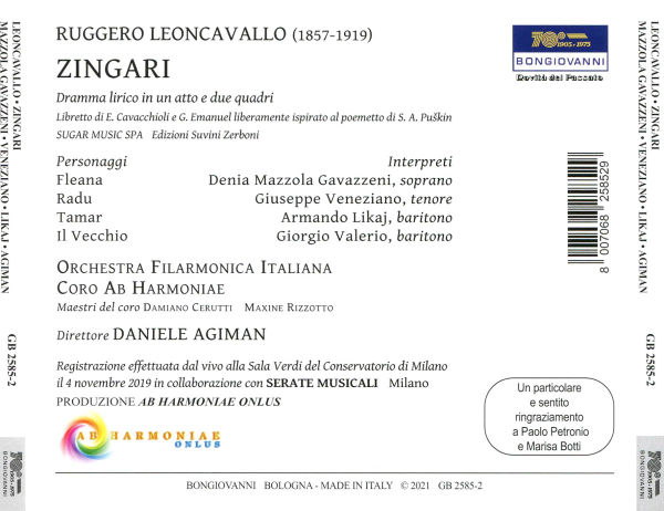 Leoncavallo: Zingari
