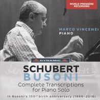 Schubert/Busoni: Complete Transcriptions for Piano Solo