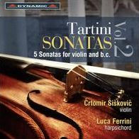 Tartini Sonatas, Vol. 2: 5 Sonatas for Violin and B.C.