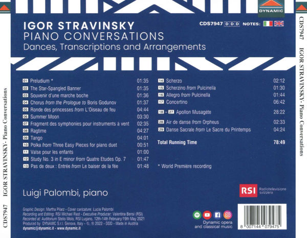 Igor Stravinsky: Piano Conversations