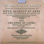 Title: Orlando di Lasso: Cantiones Duarum Vocum, Munich 1577, Artist: 