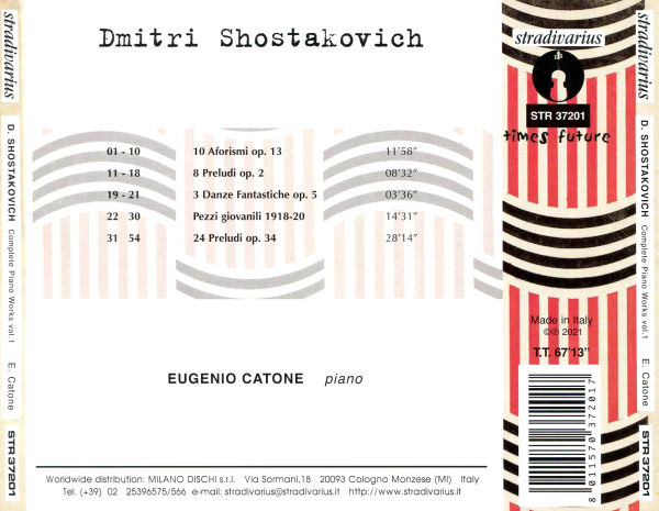 Dmitri Shostakovich: Complete Piano Works, Vol. 1