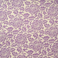 Title: Debossed Purple Flower Fine Paper