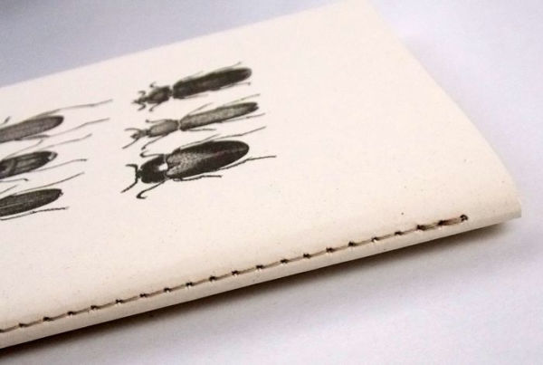 Notebook A5, Soft Cover/Stitched Bound Beetle design