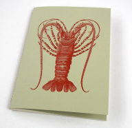 Title: Notebook A5, Soft Cover/Stitched Bound Lobster design