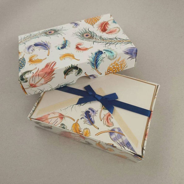 Feather Stationery Set