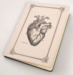 Alternative view 1 of Notebook A5, Soft Cover/Black Edge Heart design