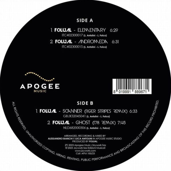 Apogee Music 001