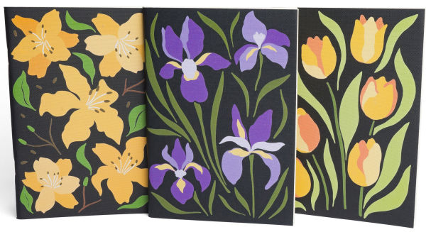 Florilla set of 3 notebooks