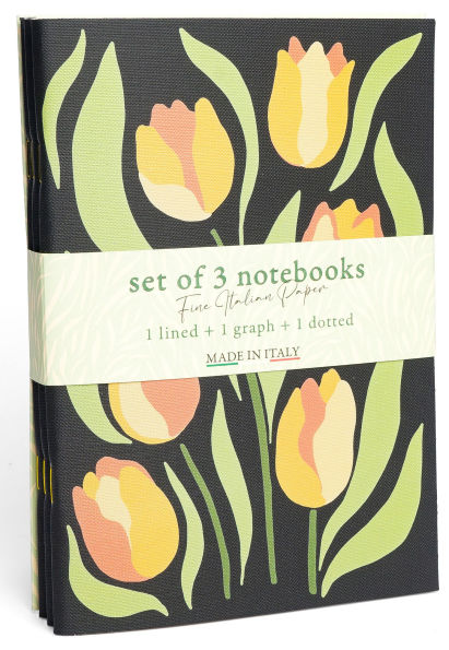 Florilla set of 3 notebooks