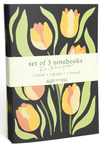 Florilla set of 3 notebooks