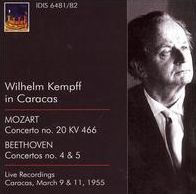 Mozart: Concerto No. 20, KV 466; Beethoven: Concertos No. 4 & 5