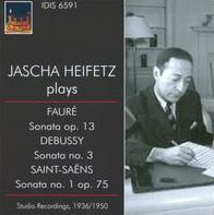 Jascha Heifetz Plays French Music