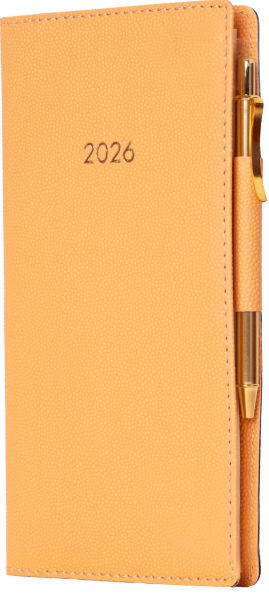 2026 Ocra Montly Pocket Planner in Italian Bonded Leather