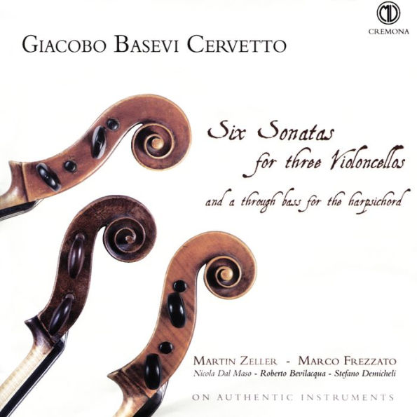 Giacobo Basevi Cervetto: Six Sonatas for three Violoncellos and a through bass for the harpsichord
