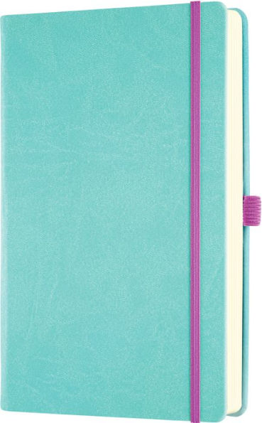 Aquarela Collection Jade Green Squared Medium Notebook