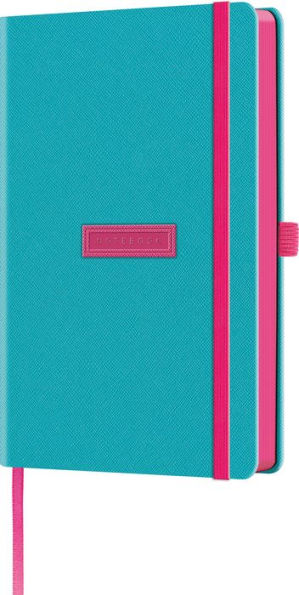 Saffiano Metal - Turquoise - Lined Medium