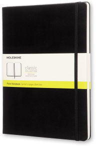 Title: Moleskine Classic Notebook, Extra Large, Plain, Black, Hard Cover (7.5 x 10)