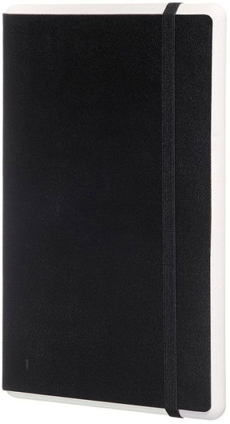 Moleskine Smart Writing Notebook, Large, Plain, Black, Hard Cover (5 x 8.25)