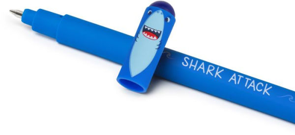 Shark Erasable Gel Pen - Blue Ink