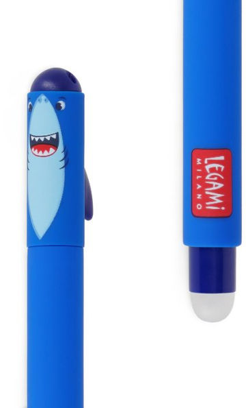Shark Erasable Gel Pen - Blue Ink