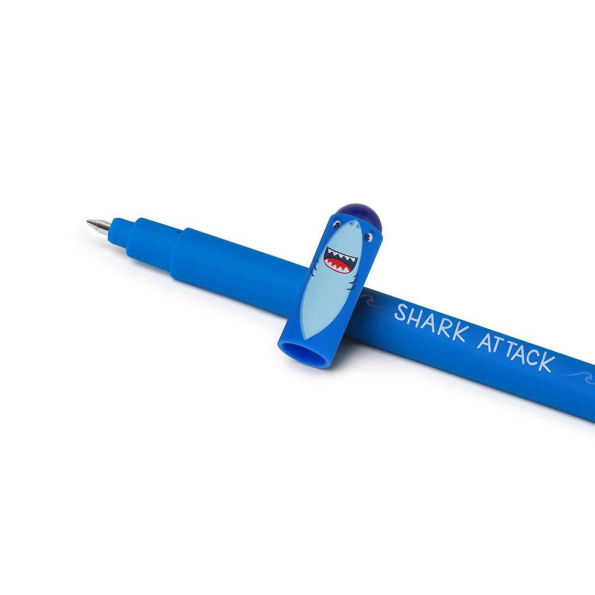 Shark Erasable Gel Pen - Blue Ink