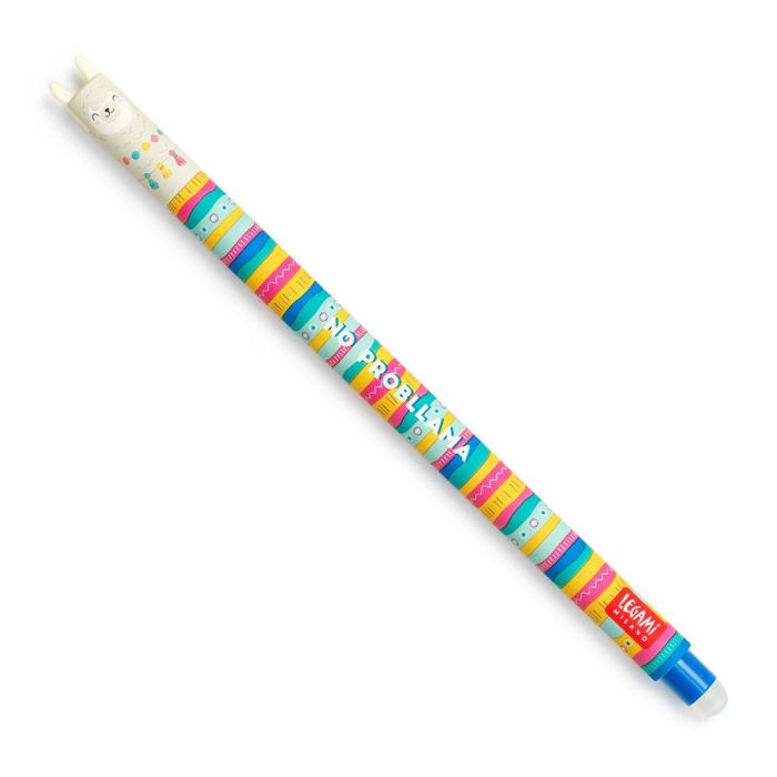 Llama Erasable Gel Pen - Blue Ink