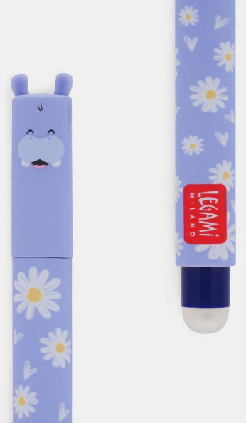 Hippo Erasable Gel Pen - Blue Ink